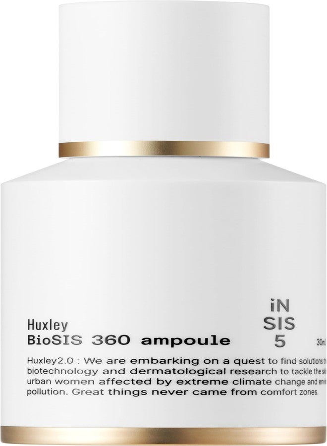 Huxley BioSIS 360 Ampoule 30 mL – 2025 Glowpick #1 Anti-Aging Essence/Serum | Collagen Complex & Firming Gel-Serum for Fine Lines & Elasticity - Image 1